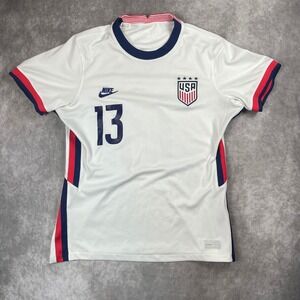 Nike USWNT Alex Morgan 13 Soccer Jersey Mens Medium White USA National Team